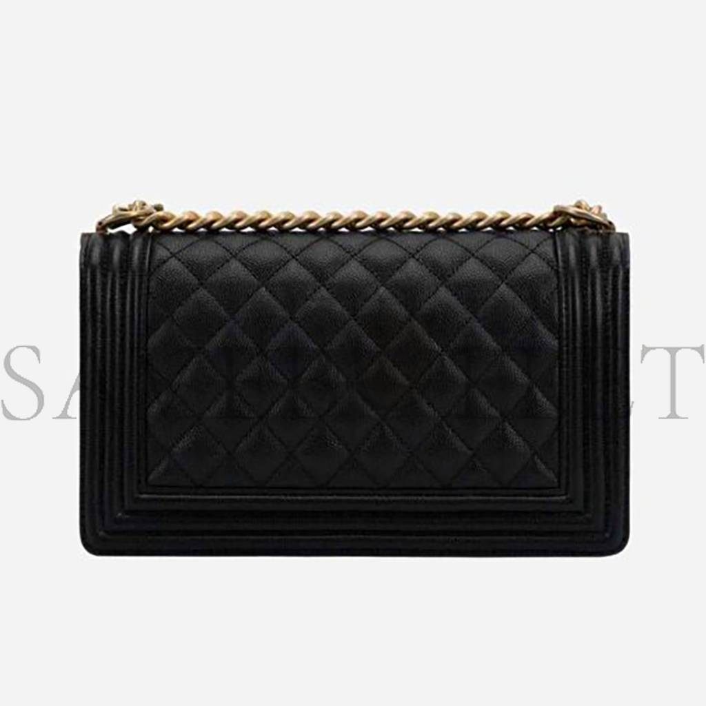 Ch*el boy Ch*el handbag gold hardware a67086 y83339 94305 (25*15*9cm)
